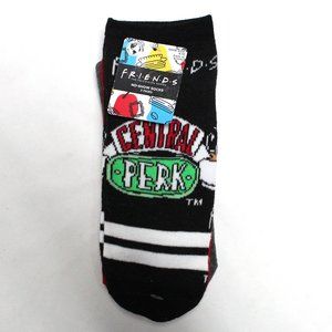FRIENDS The Television Series Women's 3 Pair No Show Socks Shoe Size 4-10